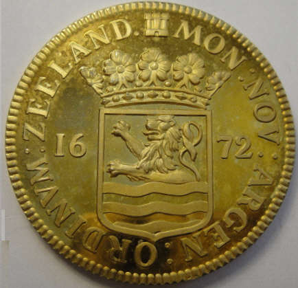 Sterling Silver Crown-sized Zeeland Hoedjes-Schelling 1672