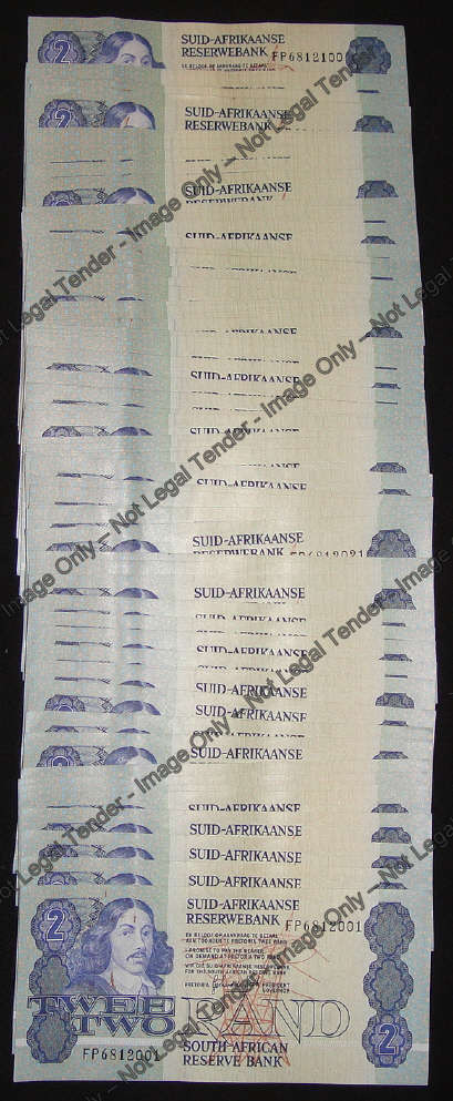 HUGE Consecutive Serial Numbers G de Kock R2 Collection of 1984