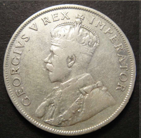 1927 Florin (Two-Shilling) of the Union South Africa in fine condition