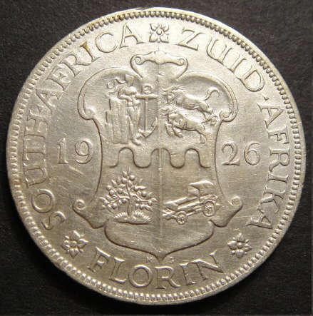 1926 Two-Shilling (2/-) : Union of South Africa