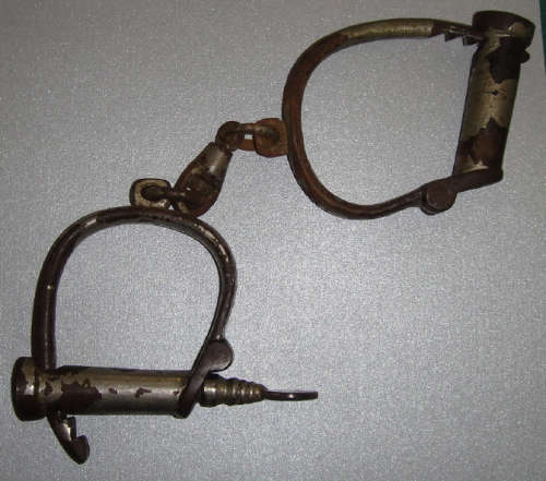Vintage South African Police Hand Cuffs from the 1940s / 1950s