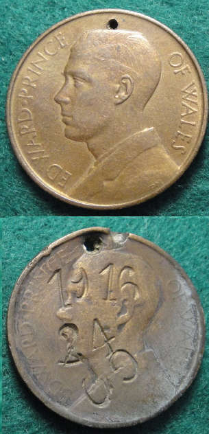 Medal for the Prince of Wales Visit to Cape Town 1925 (with second medal)