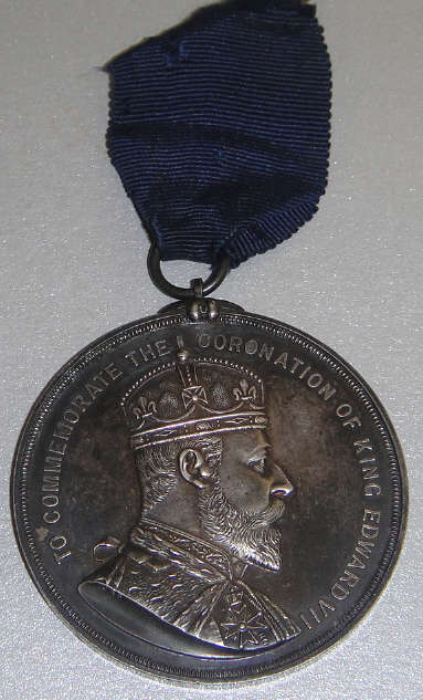 Colony of NATAL: Coronation of King Edward VII: Large Silver Medal (51mm) awarded to Zulu Chiefs