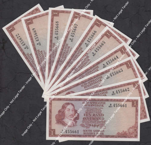 TW de Jongh R1 (B series) : B631 455 661 to B631 455 670 (10 consecutive notes)