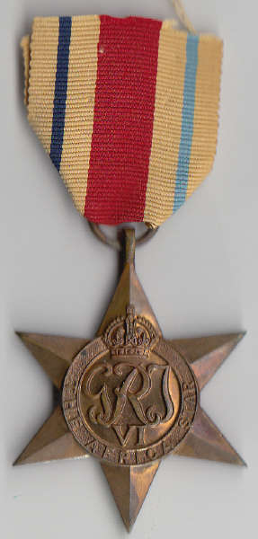 Second World War (WW2) Africa Star (Full Size)