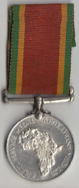 Second World War (WW2) African Service Medal (Full Size) NEVER NAMED