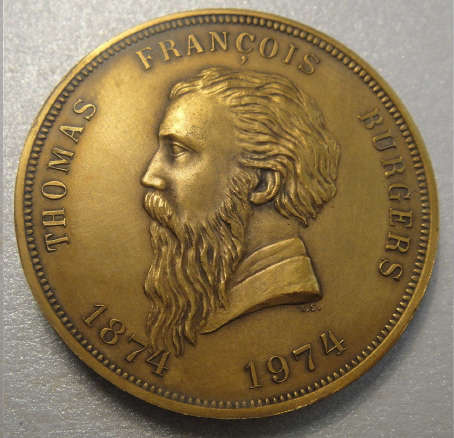 Thomas Francois Burgers 1874-1974 Medal