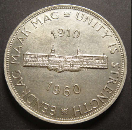 1960 Crown (Silver 5/-) of the Union of South Africa (Superb Condition)