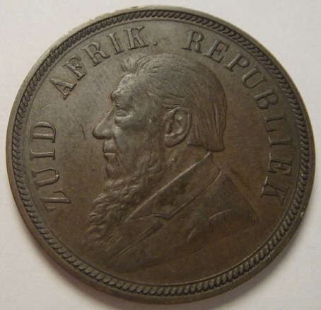 1898 Paul Kruger ZAR Penny (1d)