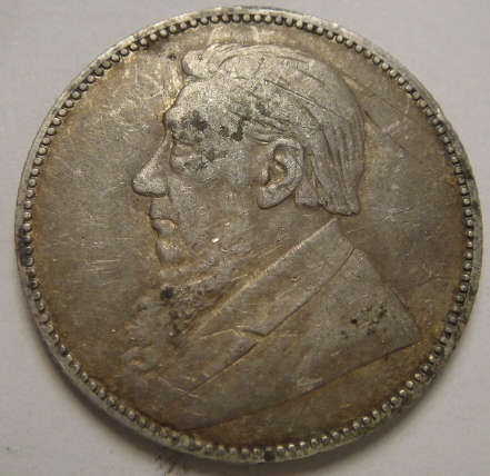 1896 Paul Kruger ZAR Silver Shilling (1/-)