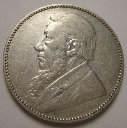 1897 Paul Kruger ZAR Silver Shilling (1/-)