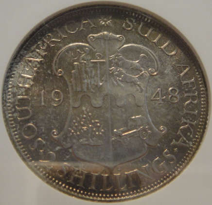 1948 Two-Shilling (2/-) : Union of South Africa: NGC graded PF66 (PROOF)