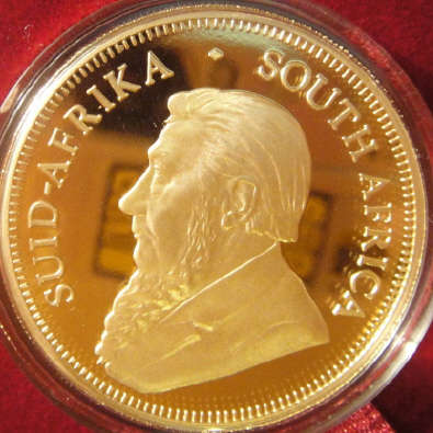 2011 One Ounce (1 oz) PROOF GOLD KRUGERRAND (Limited Edition)