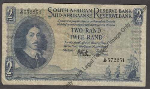 Two // Two Rand : Republic of South Africa : B42 572251 (1961)
