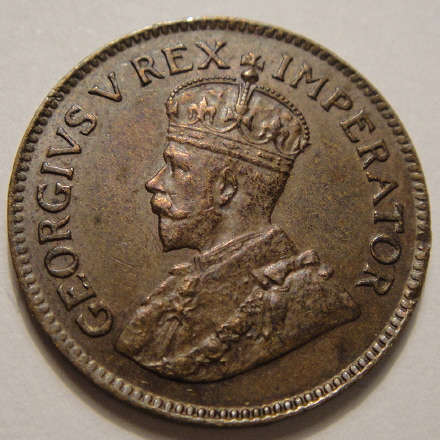 1924 Farthing (Quarter Penny): Union of South Africa