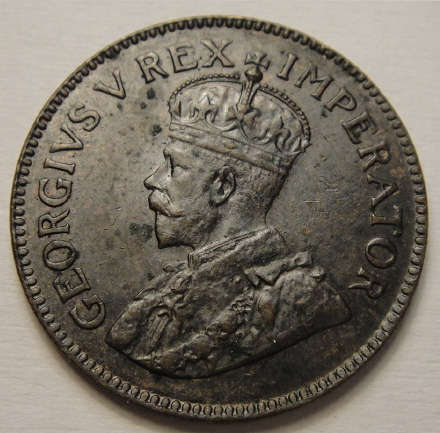 1923 Farthing (Quarter Penny) : Union of South Africa