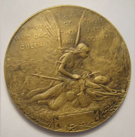 Great Britain: Anglo Boer War PAX Medal: They Gave their Lives for Queen and Country (1899-1900)