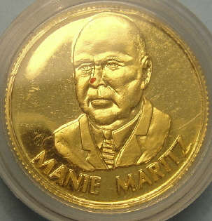 SOLID GOLD: Manie Maritz Anglo Boer War & 1914 Rebellion Medallion