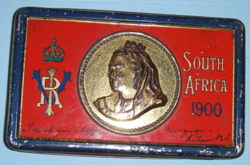 Anglo Boer War Chocolate Tin Box (South Africa 1900)