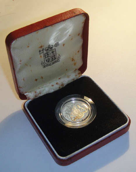 1983 Sterling Silver One Pound Coin of Great Britain (Proof Condition)