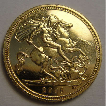 2006 GOLD Half-Sovereign of Queen Elizabeth II of Great Britain