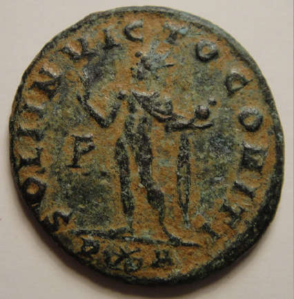 Ancient Roman Coin : Emperor Constantine (307-337 A.D.)