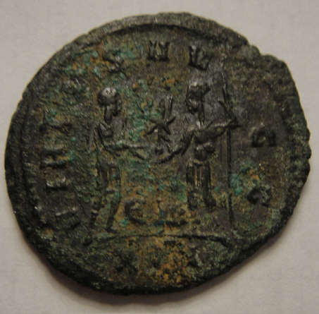 Ancient Roman Coin of Numerian (Ruled 283--284 A.D.)