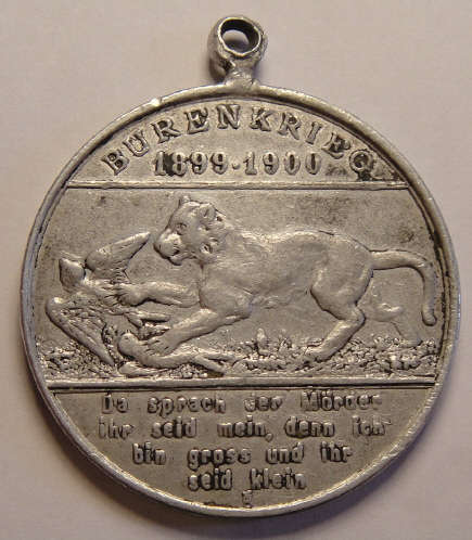 Germany: Anglo-Boer War Satirical: (Burenkrieg 1899-1900) Hyena Catching Birds