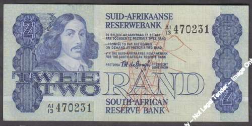 Republic of South Africa : T.W. de Jongh  : Two Rand of 1978 (Uncirculated)