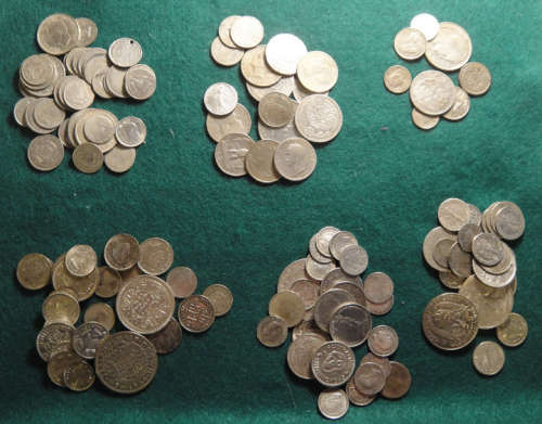 World SILVER COIN COLLECTION:  Silver Pureness 50% to 92.5% plus