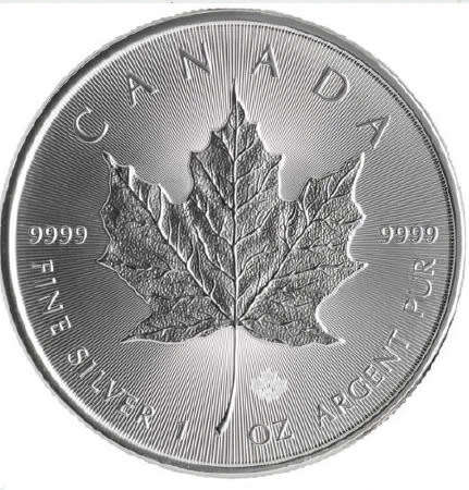 Canada : 1 OZ SILVER Maple Leaf Coin of 2015