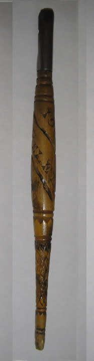 Anglo Boer War : P.O.W. St Helena Carved Wooden Pen 1900-1902