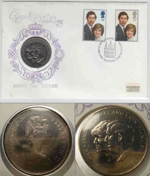 Great Britain : Royal Wedding CROWN of 1981