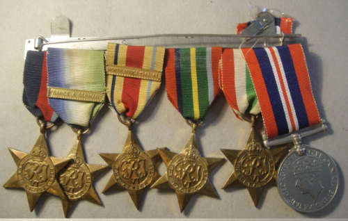 Second World War Medal Group to G. V. Robson (Unusual entitlement of SIX STARS)
