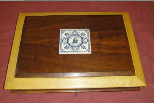 Stunning Wooden Coin Cabinet for storing 30 Crown-size Coins or Medals