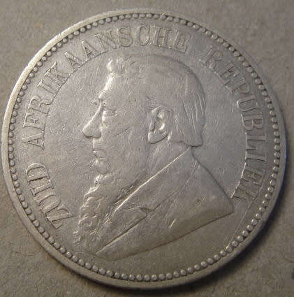 Paul Kruger ZAR : Half Crown (2/6-) of 1892