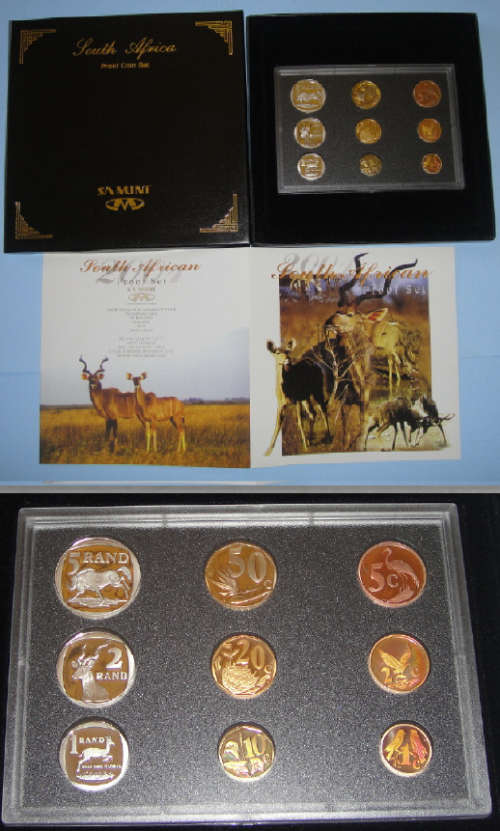 Republic of South Africa : Short Proof Set of 2001