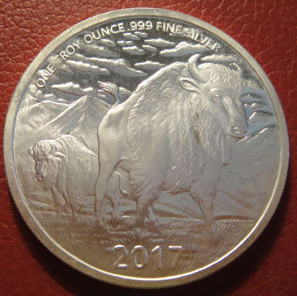 ONE Troy OUNCE Fine SILVER (1 OZ) : For the International Silver Coin Collector (Coin 3)