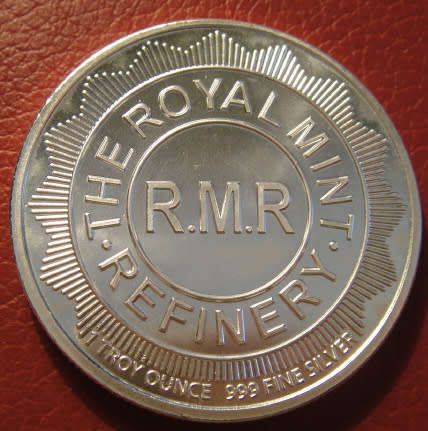 ONE Troy OUNCE Fine SILVER (1 OZ) : For the International Silver Coin Collector (Coin 10)