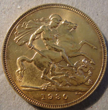 Union of South Africa : GOLD POUND (Sovereign) of 1930