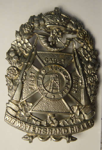 1st Cadet Battalion, Witwatersrand Rifles cap badge, worn 1907-1914 (Owen 2880)