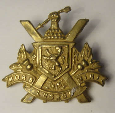 Transvaal Scottish collar badge, worn 1916-1919 (Owen 228)