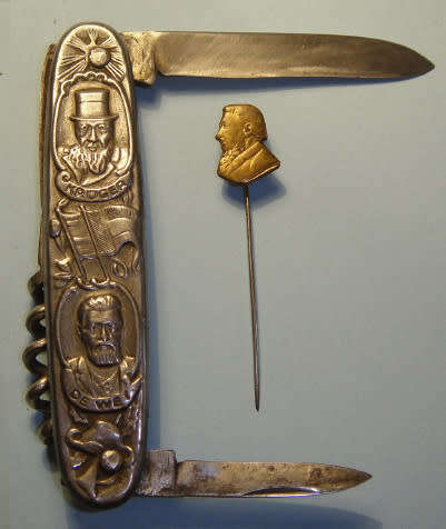 President Paul Kruger & Christian de Wet Pocket Knife made by PANDA