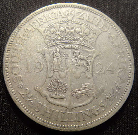 Union of South Africa : Half Crown (2/6-) of 1924