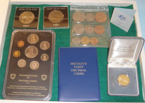 Odd Lot of International Coins and Coin Sets