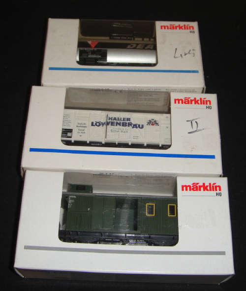 Marklin HO 4038, 4678 & 4750 Wagons
