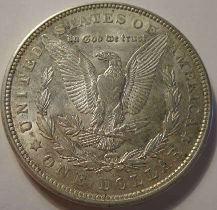 United States of America: Silver Morgan Dollar of 1921 (Denver Mint)