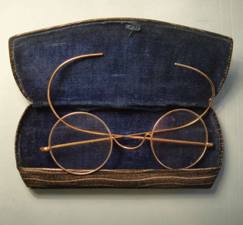 One tenth 12ct  GOLD Antique Glasses made by J.L. Saks Optician, 219 Church Street, Pretoria