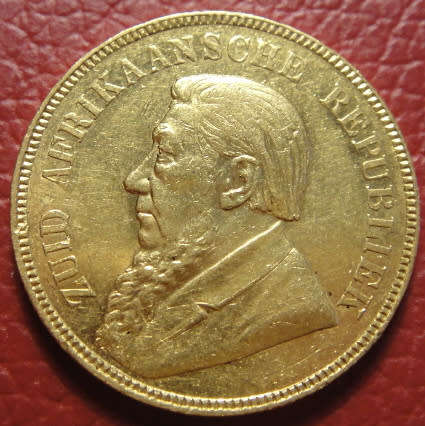 Paul Kruger Z.A.R. GOLD POND of 1900