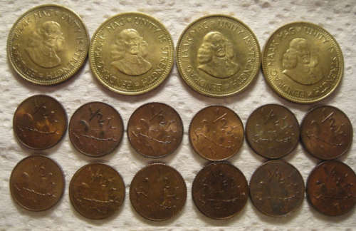 Republic of South Africa: Almost Complete Half Cent Collection from 1961 to 1983